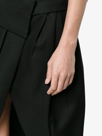 Shop Jacquemus La Jupe Porte Feuille Skirt In Black