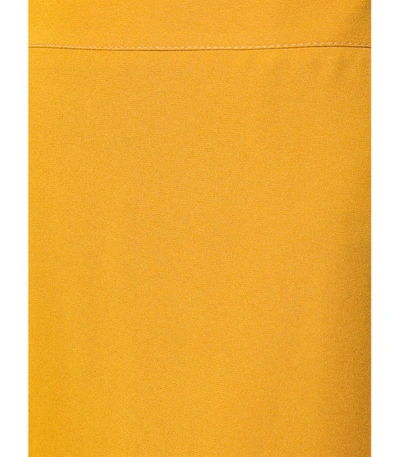 Shop Marni Yellow Asymmetric Ruffled Skirt