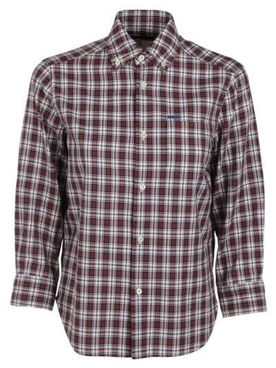 Shop Dsquared2 Checked Shirt In Multicolor