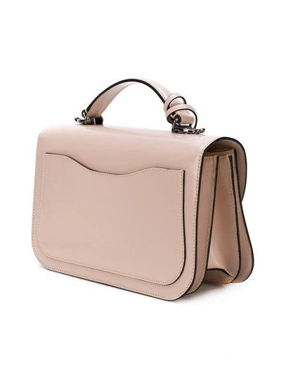 Shop Mark Cross Satchel Handbag In Pink