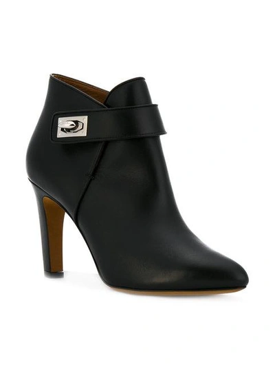 Shop Givenchy Heeled Ankle Boots - Black