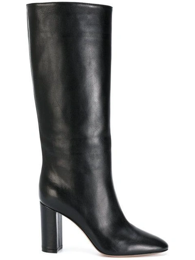 Shop Gianvito Rossi Knee Length Boots In Black