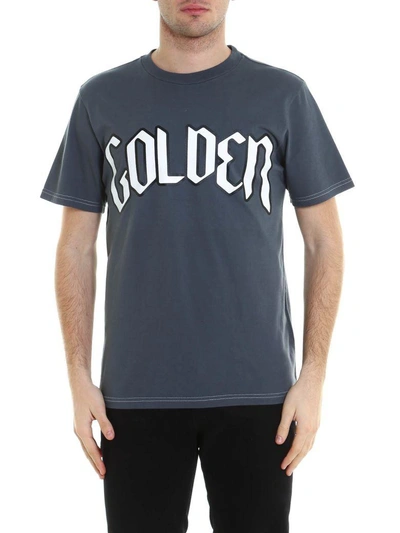 Shop Golden Goose Golden T-shirt In Grey