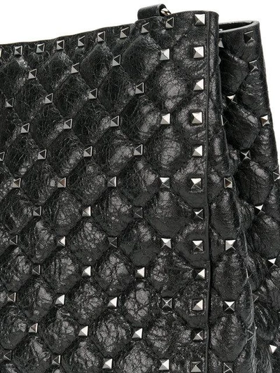 Shop Valentino Garavani Rockstud Spike Tote In Black