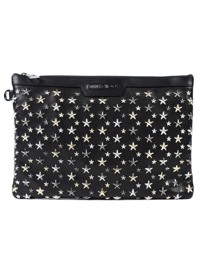 Shop Jimmy Choo Derek Clutch In Black