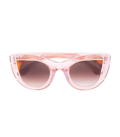 Shop Thierry Lasry Peach Pink Wavvvy 1654 Sunglasses