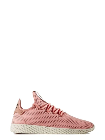 Adidas Originals Pharrell Williams Tennis Hu Mesh Sneakers In Tactile Rose Pink