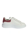 ALEXANDER MCQUEEN LEATHER SNEAKERS WITH SUEDE DETAIL,462214 WHGP7 9091