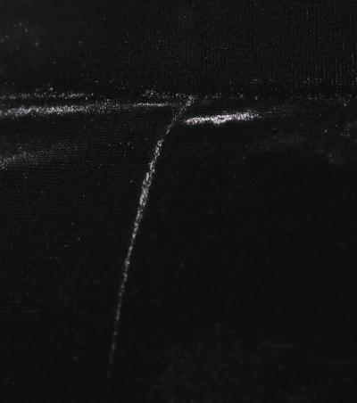 Shop Peter Pilotto Velvet Wide-leg Trousers In Black