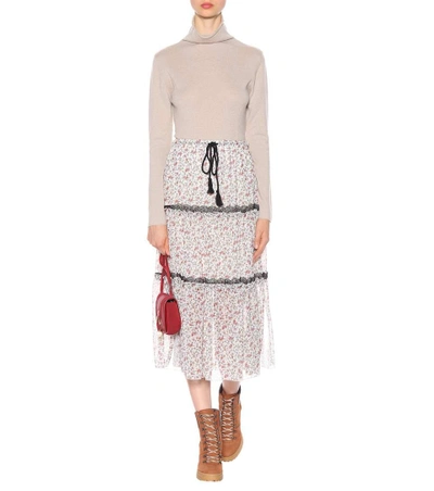 81 Hours Carmen Cashmere Sweater In Beige ModeSens