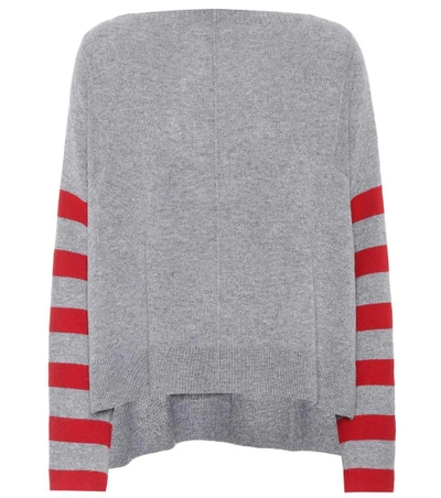 Shop 81 Hours Cashmere Cape Sweater In Grey