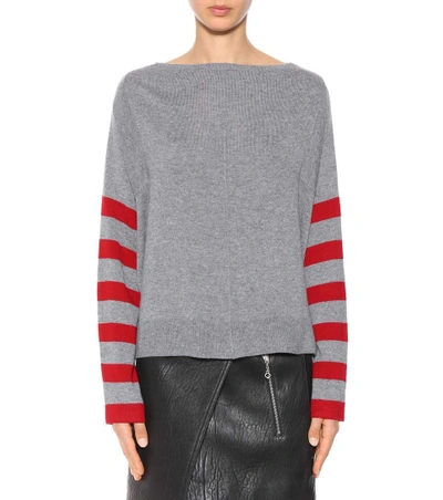 Shop 81 Hours Cashmere Cape Sweater In Grey