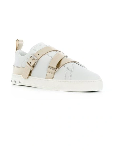 Shop Valentino Garavani V-punk Sneakers In White