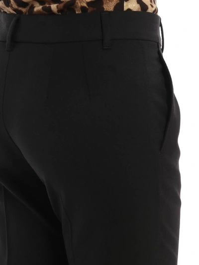 Shop Dolce & Gabbana Slim Fit Trousers In Black