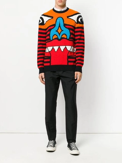 Shop Givenchy Totem Sweater - Multicolour