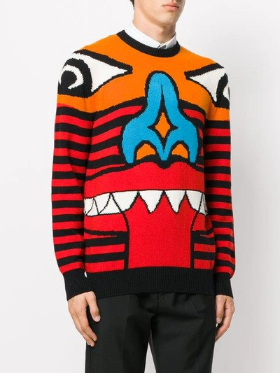 Shop Givenchy Totem Sweater - Multicolour