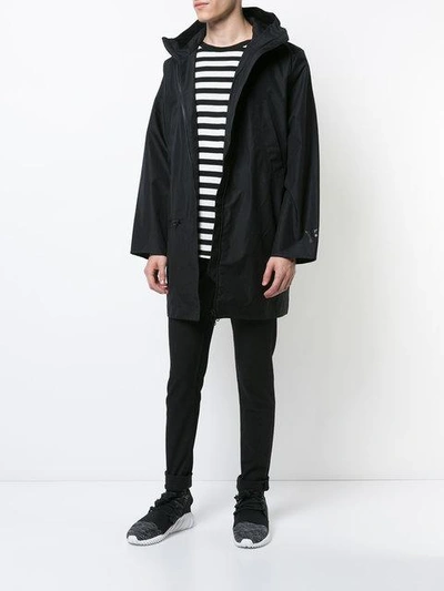 Shop Y-3 Front Zipped Jacket In Black