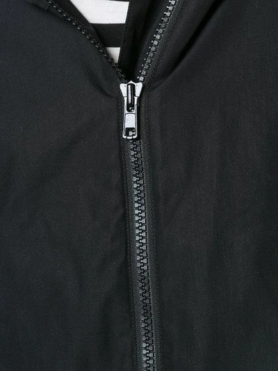 Shop Y-3 Front Zipped Jacket In Black