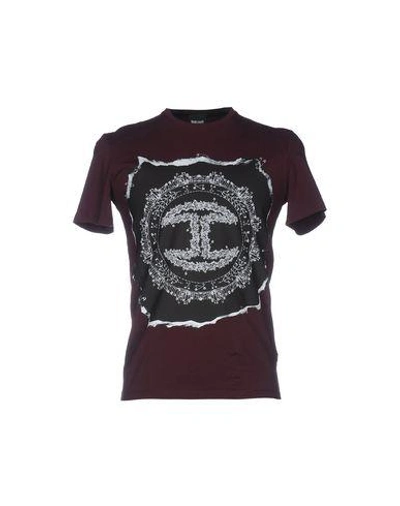 Shop Just Cavalli T-shirt In Deep Purple