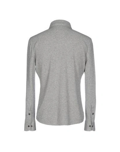 Shop Brunello Cucinelli Solid Color Shirt In Grey