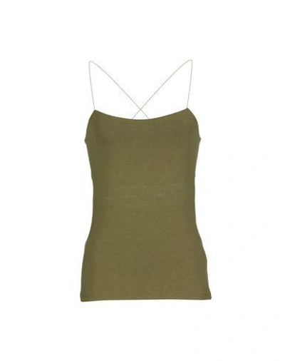 Shop Alexander Wang T Cami In Military Green