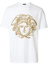 VERSACE painted Medusa T-shirt,A77264A22261412125681