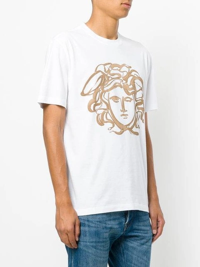 Shop Versace Painted Medusa T-shirt