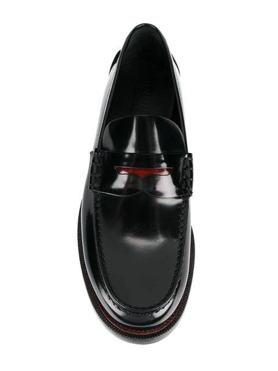 Shop Burberry Classic Penny Loafers
