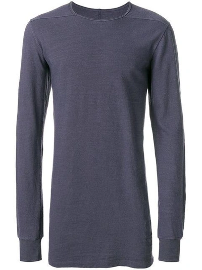 Shop Rick Owens Drkshdw Plain T-shirt - Blue