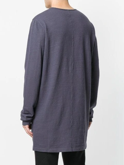 Shop Rick Owens Drkshdw Plain T-shirt - Blue