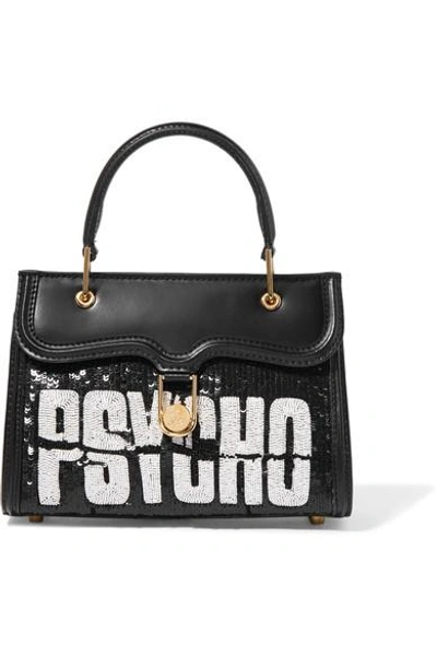 Shop Olympia Le-tan Psycho Embellished Leather Tote