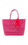 NANNACAY Maraù Flores Pompom Tote