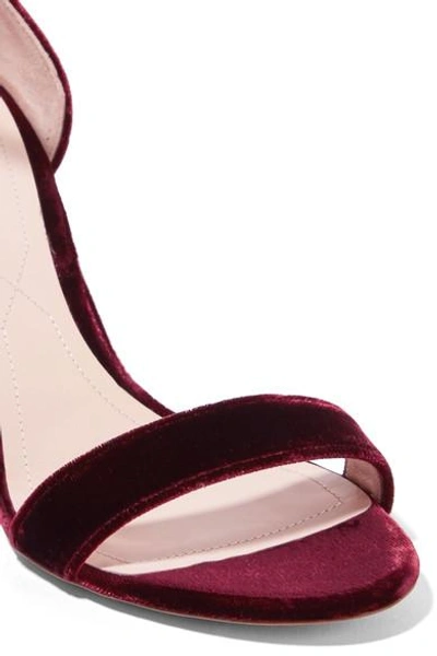 Shop Nicholas Kirkwood Penelope Embellished Velvet Sandals