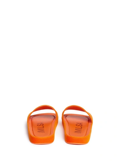 Shop Melissa 'beach Slide Iii' Flocked Pvc Slides