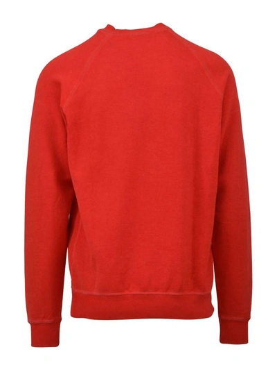 Dsquared2 Mountaineer Logo Sweatshirt In Rosso | ModeSens