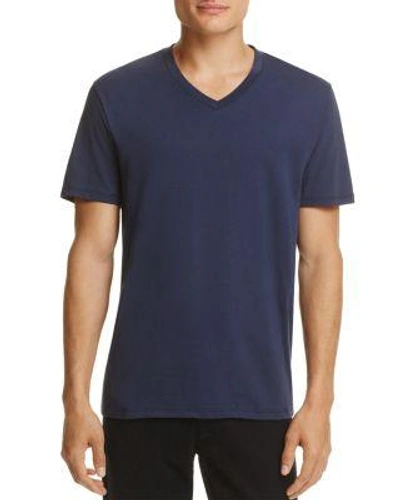 Shop Vince Neck Tee In Starry Night Blue