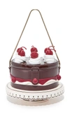 Kate Spade Ma Cherie - Cherry Cake Leather Shoulder Bag - Brown In Multi