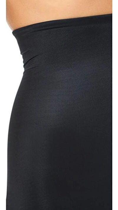 Shop Spanx Power Conceal-her High-waisted Mid-thigh Shorts In Very Black