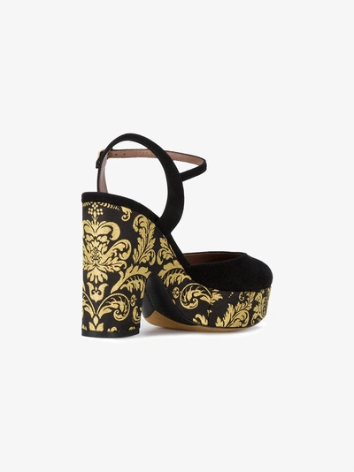 Shop Tabitha Simmons Brocade Maya 120 Platform Heels In Black