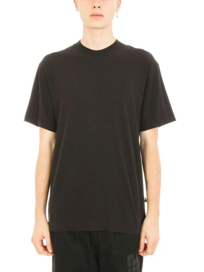 Shop Alexander Wang High Twist Black Cotton T-shirt