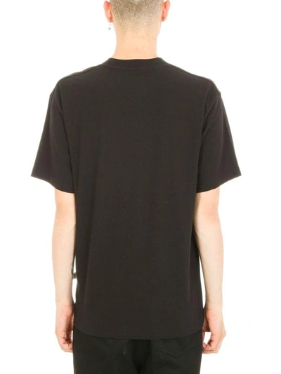 Shop Alexander Wang High Twist Black Cotton T-shirt