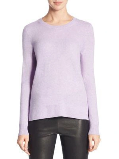 Shop Saks Fifth Avenue Collection Cashmere Roundneck Sweater In Iris