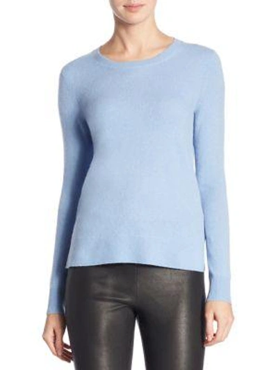 Shop Saks Fifth Avenue Women's Collection Cashmere Roundneck Sweater In Robin Blue
