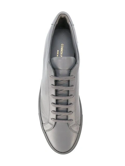 Shop Common Projects Achilles Low Sneakers - Grey