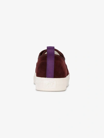 Shop Eytys Burgundy Mother Cabernet Sneakers In Red
