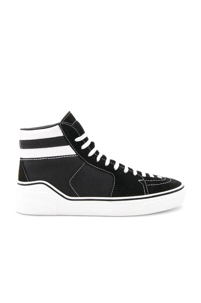 Shop Givenchy Mid Top Sneakers In Black