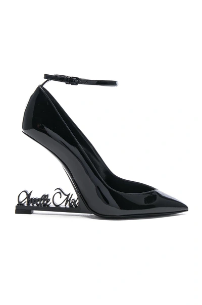Opyum appelle-moi patent leather heels Saint Laurent Black size 38
