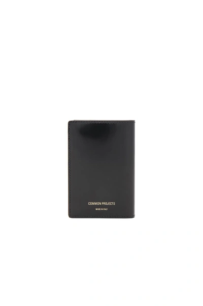 Shop Common Projects Boxed Leather Folio Wallet In Black