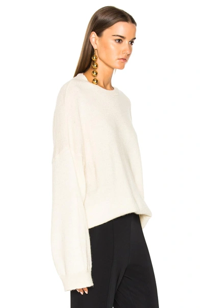 Shop Stella Mccartney Oversized Sleeve Sweater In Neutrals