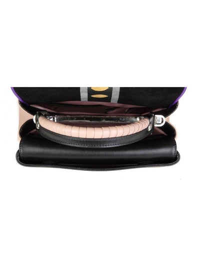 Shop Paula Cademartori Leather Bag Petite Faye In Multicolor